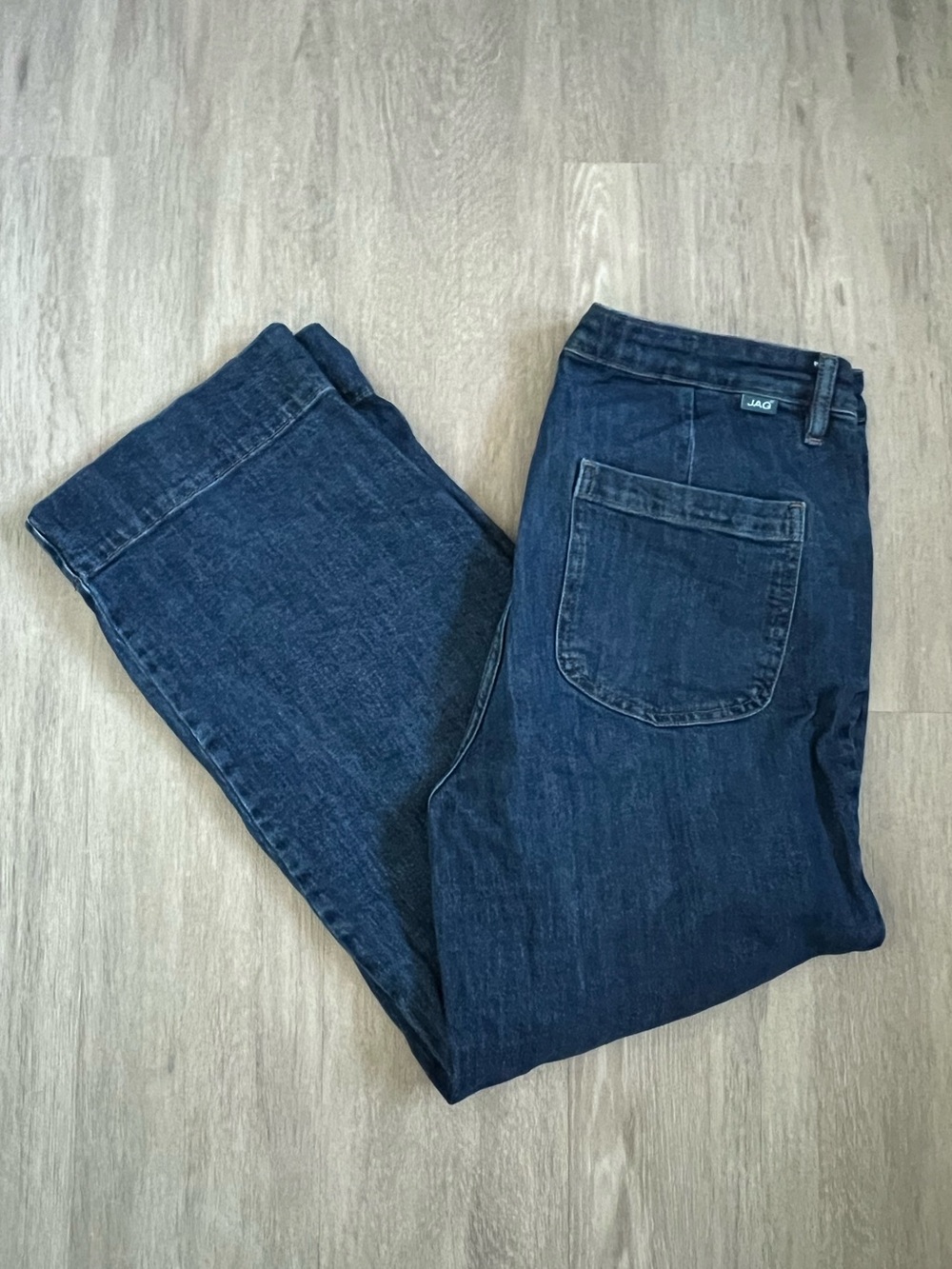 Jag Jeans Sophia Wide Leg Jeans 14W /30 distressed